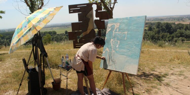36 artistas pintan y retratan los rincones y paisajes de Cabrerizos en el II Certamen de Pintura al Aire Libre y el Rally Fotográfico
