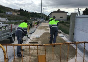 Cabrerizos inicia las obras para completar el acerado en la zona de las Huertas del Tormes