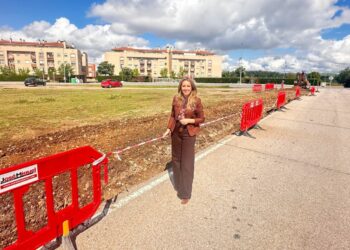 Comienzan las obras para crear la acera en la margen izquierda de la calle Juan XXIII