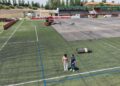 Comienzan las obras para la sustitución del césped del estadio Alfonso San Casto