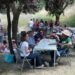 La comida popular reúne a 700 vecinos en el merendero de Aldeatejada