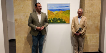 La riqueza visual de los campos castellanos marcan la exposición de F. Gochi lleva a la Torre de los Anaya
