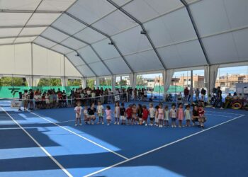 La zona deportiva de ‘La Raqueta’ acoge la fase final de los juegos escolares de tenis