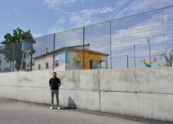 Inversión de 15.500 euros para la construcción de uno de los muros del Área Joven