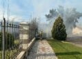 Un voluntario de Protección Civil, herido en un incendio en el Prado de la Vega de Carbajosa
