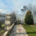 Un voluntario de Protección Civil, herido en un incendio en el Prado de la Vega de Carbajosa
