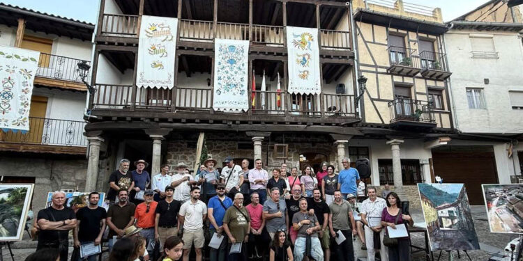 San Esteban de la Sierra celebra el próximo día 26 el certamen de pintura rápida ‘Ángel Gómez Mateo’