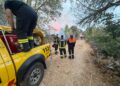 La Agrupación de Voluntarios de Protección Civil de Santa Marta colabora en la extinción del incendio de Fermoselle