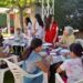 Una quincena de niños participa en el campamento urbano de verano de Cruz Roja en Santa Marta
