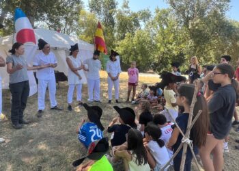 Santa Marta acerca a los vecinos el episodio histórico del cruce del Vado del Tormes por las tropas aliadas