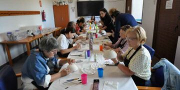 Aldeatejada despide su Semana Cultural entre barro, mimbre, dibujos y una partida de petanca