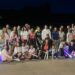 150 vecinos de Aldeatejada completan la marcha nocturna hasta Miranda