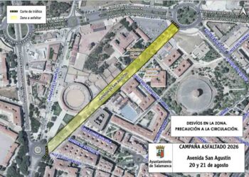 Nuevo corte de tráfico en Salamanca: la avenida de San Agustín estará cerrada los días 20 y 21 de agosto