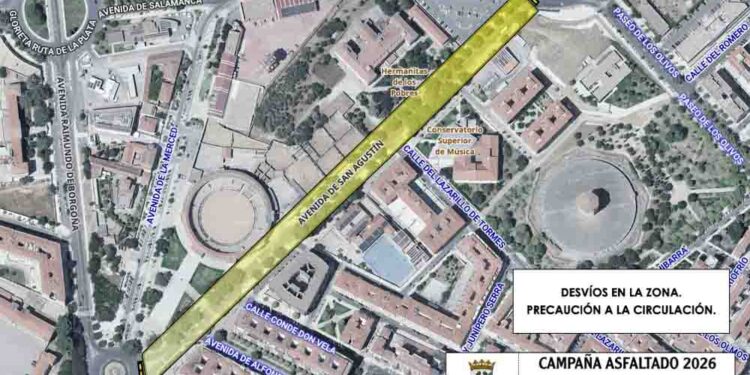 Nuevo corte de tráfico en Salamanca: la avenida de San Agustín estará cerrada los días 20 y 21 de agosto
