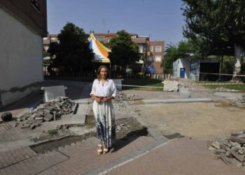 Santa Marta renueva la plaza del Ángel y actúa en Fontanica y la avenida de Madrid con una inversión de 48.000 euros
