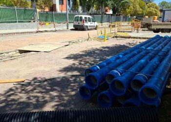 Salamanca renueva las tuberías de agua de 13 calles del barrio Blanco