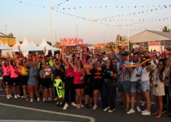 La inauguración de las casetas de la Feria de Día y de Noche da el pistoletazo de salida a las Fiestas de San Roque