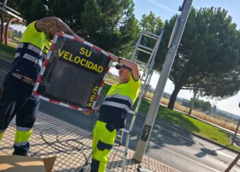 Un aviso para levantar el pie en Salamanca, 20 nuevos radares mostrarán a los conductores si circulan demasiado rápido