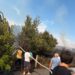 Un incendio alcanza una vivienda deshabitada y amenaza varias casas en Santa Marta de Tormes