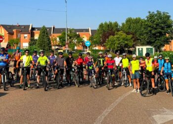 La marcha cicloturista ‘Dori Ruano’ protagoniza la cita deportiva de las fiestas en Villamayor