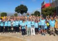 Más de cien vecinos de Villares recorren 7 kilómetros solidarios para luchar contra el cáncer infantil