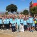 Más de cien vecinos de Villares recorren 7 kilómetros solidarios para luchar contra el cáncer infantil