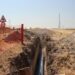 Las obras de renovación de la tubería general de agua de Villares concluirán esta semana