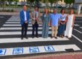 Salamanca refuerza la seguridad de los escolares con nuevos pictogramas en los pasos de peatones