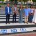Salamanca refuerza la seguridad de los escolares con nuevos pictogramas en los pasos de peatones