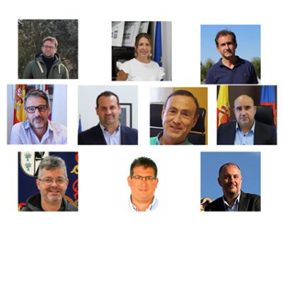 Los alcaldes y candidatos en las próximas elecciones municipales del 28M.